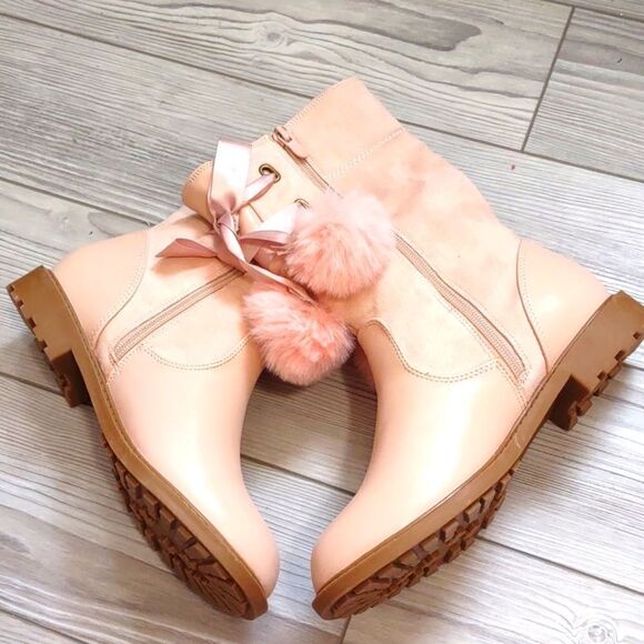 (78-2363)   COUTGO / ZBY Girls Mid Calf Boots Sz 4 - Picture 6 of 12